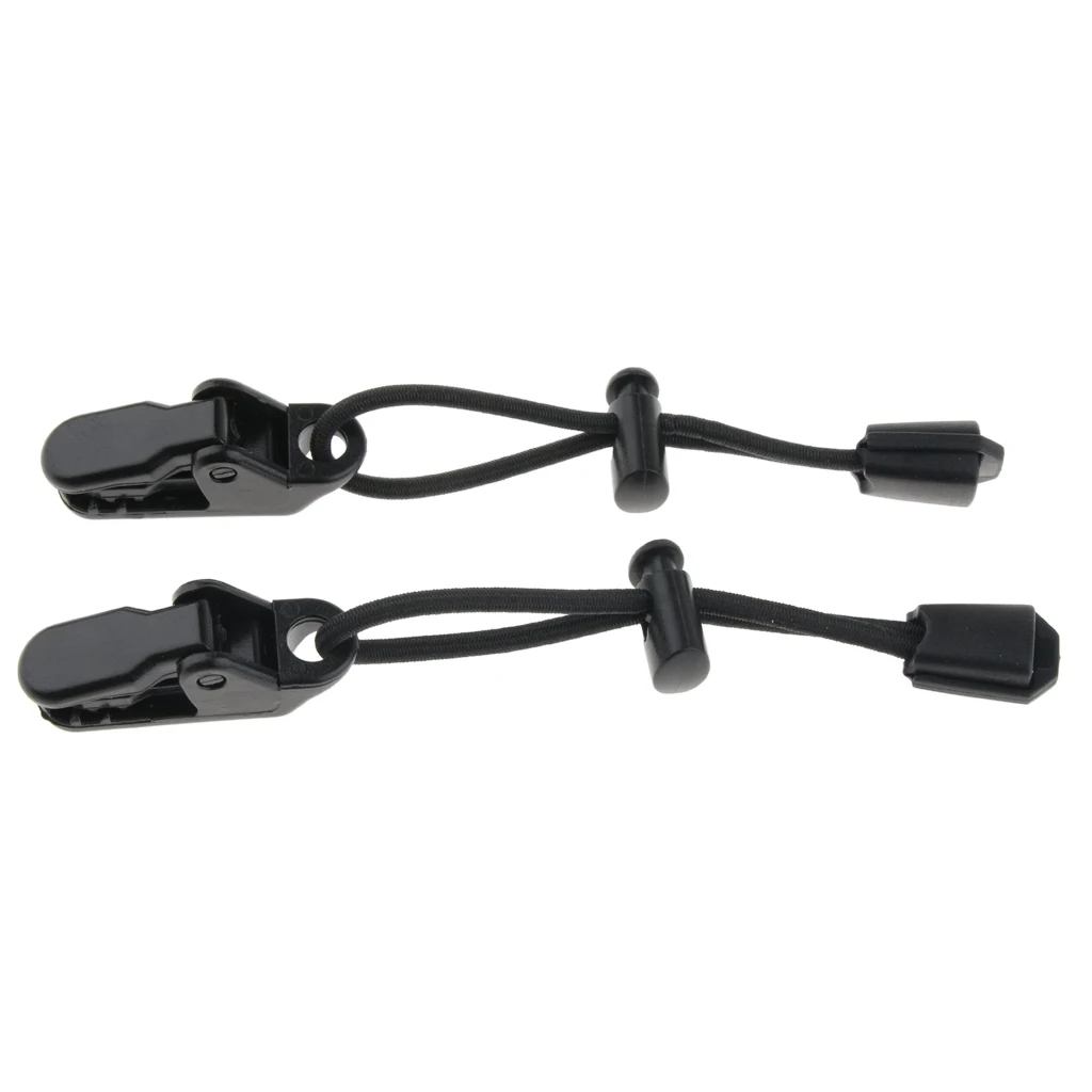 MagiDeal 2pcs/set Securing Fixing Hiking Stick Walking Pole Elastic Cord for Mountaineering Backpack Hiking Stick Holder