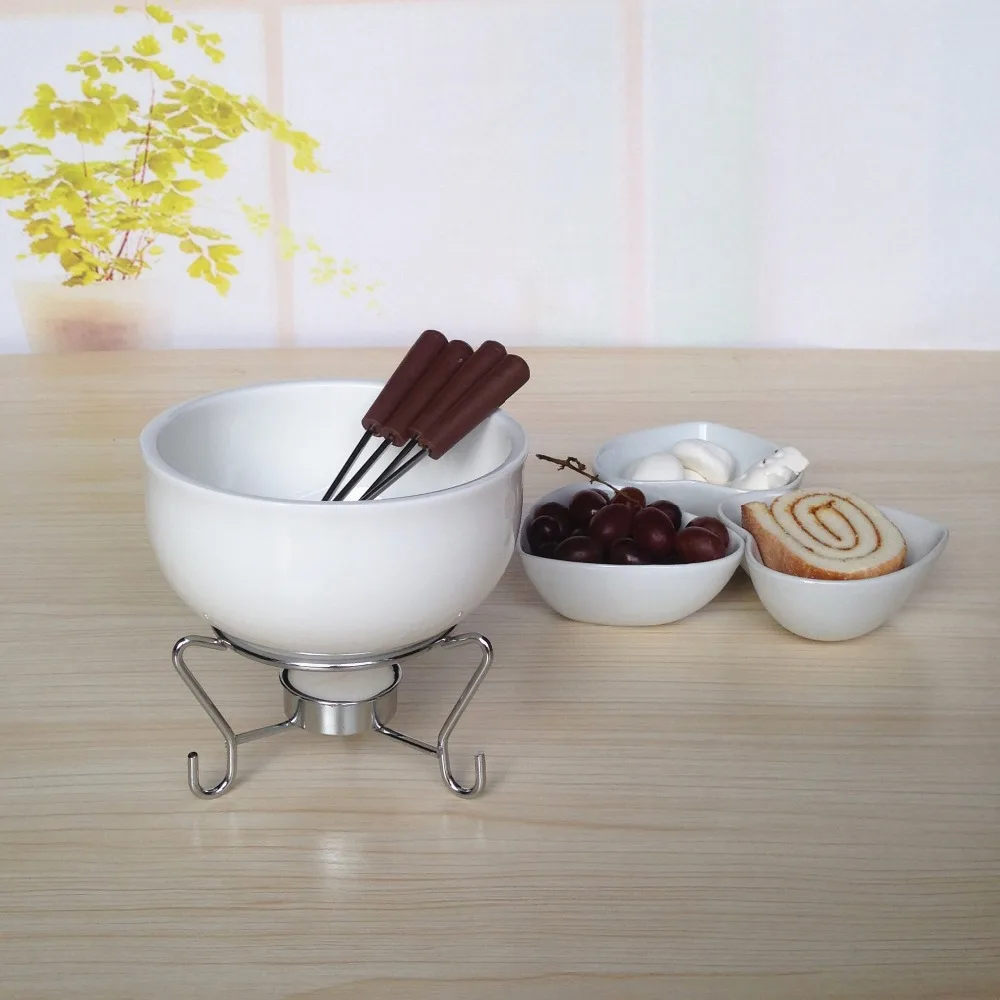 Керамический набор для шоколадного фондю чаша для сыра плавильный горшок