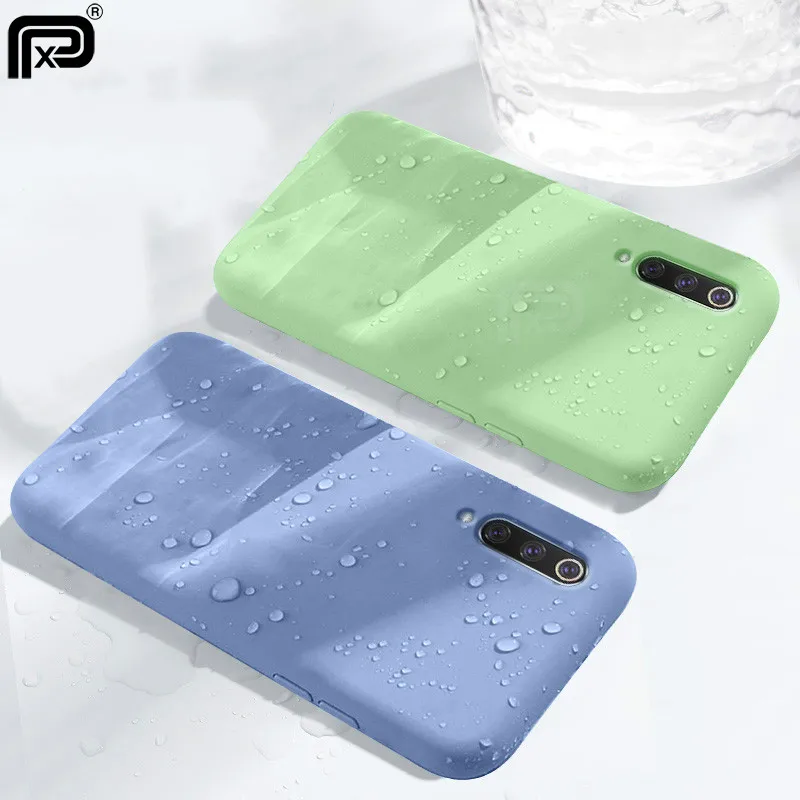 

Liquid Silicone Case for Xiaomi mi 9 9 SE Phone Cover Soft TPU Silicon Baby-skin Case for Xiaomi mi 8 lite SE Explorer funda