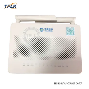 

Hot products HS8546V5 5.0G Dual band GPON Optical Network Terminal With 4GE+1TEL+2USB+WIFI English Firmware 100% new