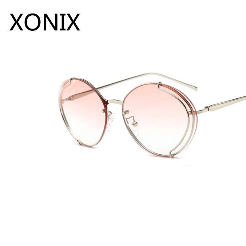 XONIX овальные очки пикантные женские ретро Марка Дизайн градиент линзы солнцезащитных очков Для женщин 2018 Новые солнцезащитные очки UV400