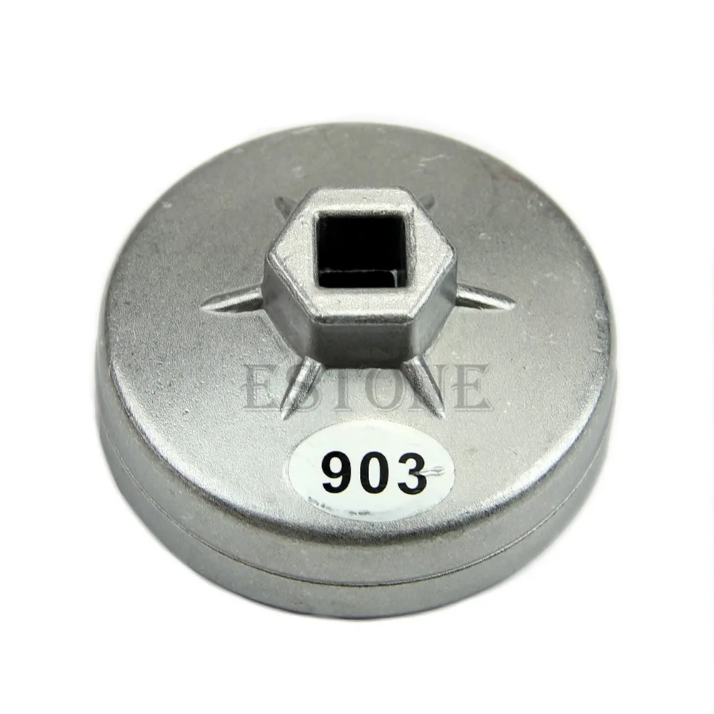 

OOTDTY 74mm 14 Flute Aluminum Oil Filter Wrench Socket Remover Tool for BMW AUDI Benz