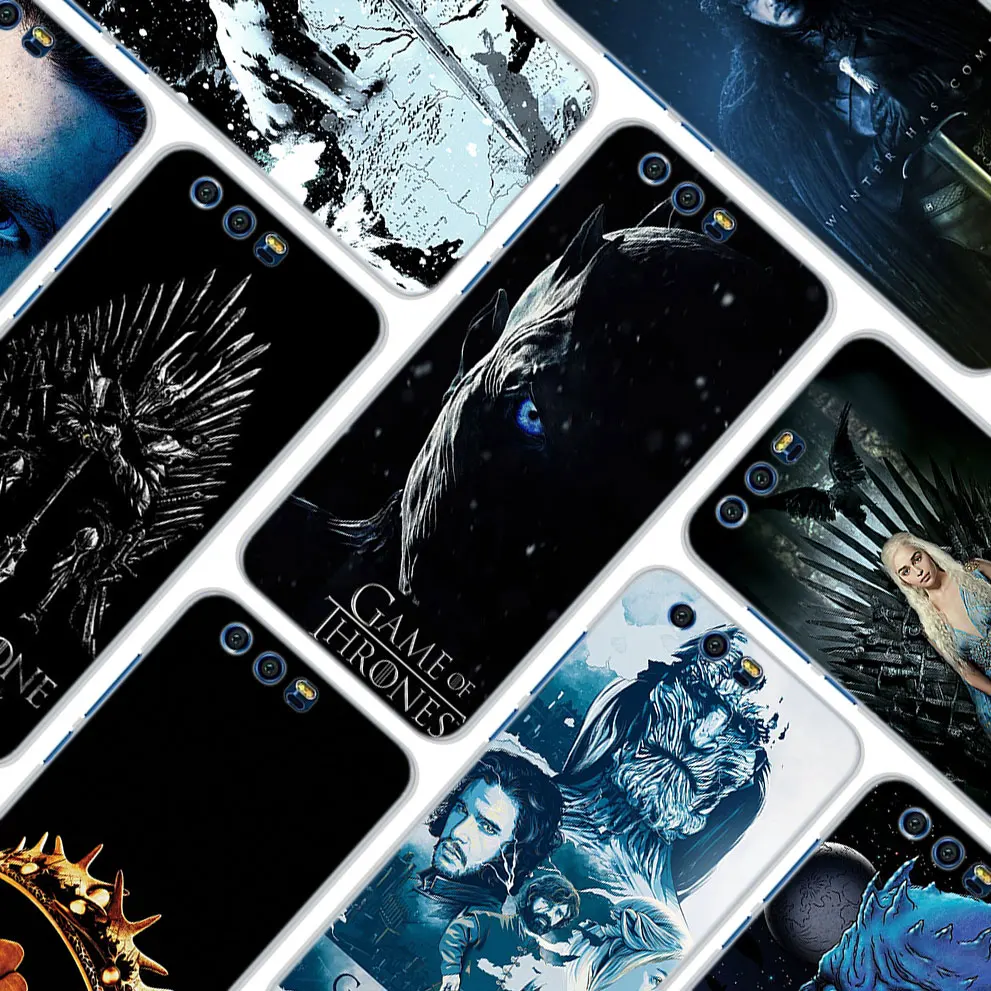 

Game of Throne poster Pattern Transparent frame hard back Case Cover for Huawei Honor 9 Lite 10 8 Lite 6X 7X 7S 7A