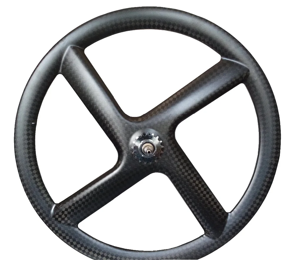 700C Full Carbon 4 Spokes Clincher/Tubular Wheels four