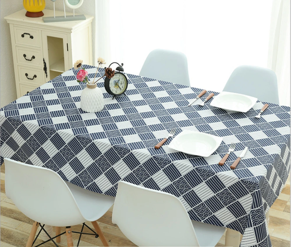 PVC Waterproof Coated Fabric Cloth Table I239 | Дом и сад