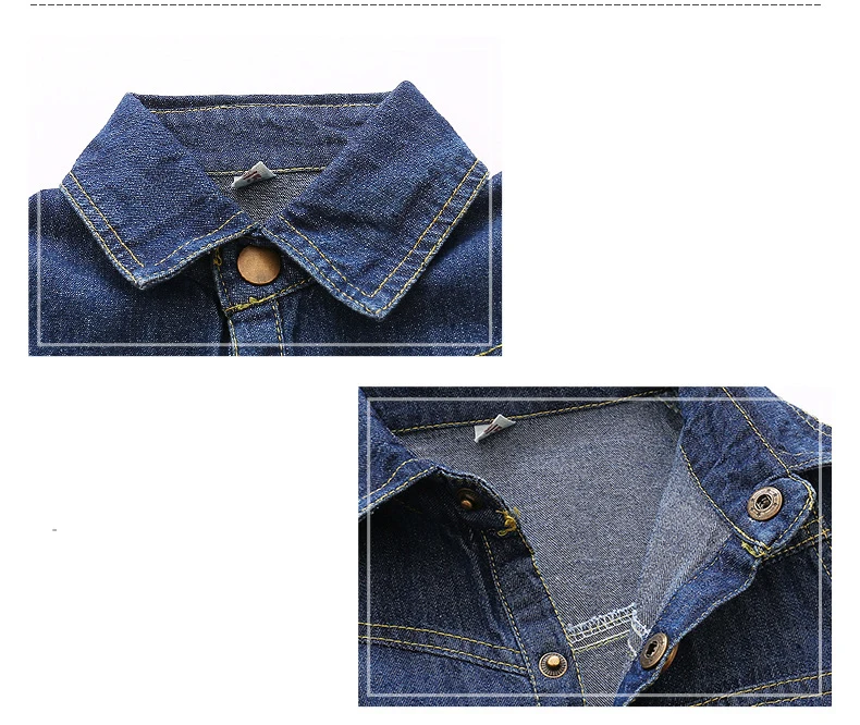 Baby Dresses Girls Children's Toddler Girls Recreational style High-end denim Dresses lapel princess Dress for 3-14Y girls kids clothing (1)