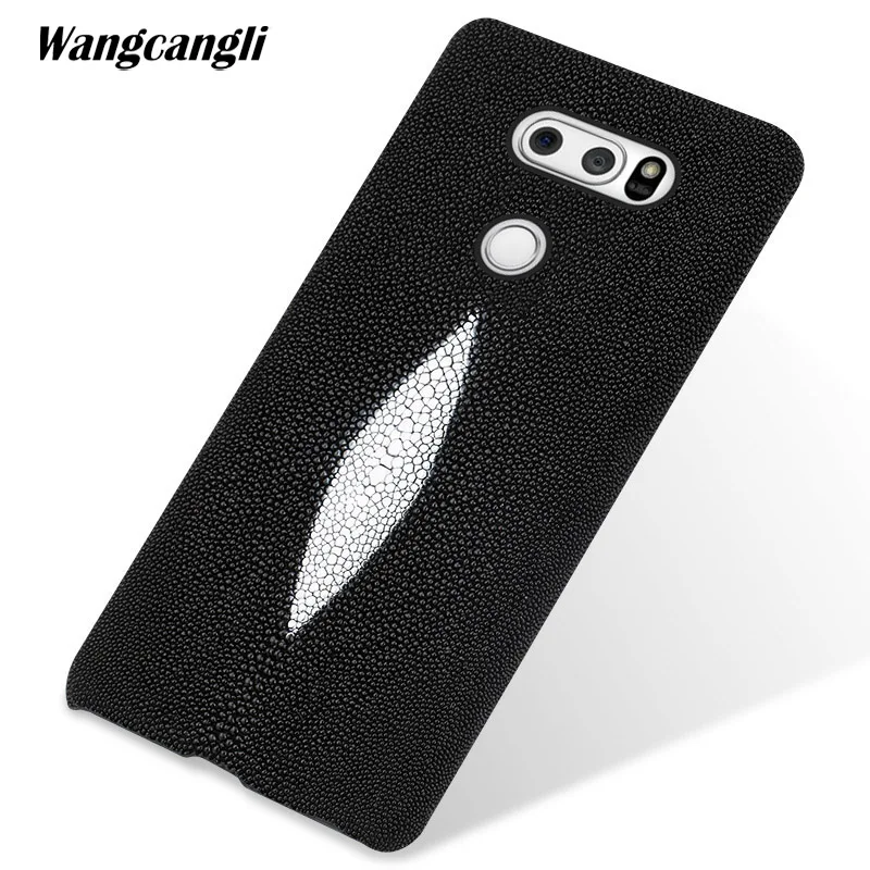 

wangcangli Custom pearl leather phone case for LG V30 pearl half-pack mobile phone case mobile phone case For LG Nexus 5X case