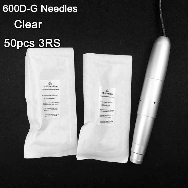 50 шт. картриджи 600D G 3RL или 3RS для машинки перманентного макияжа|permanent makeup needles|makeup