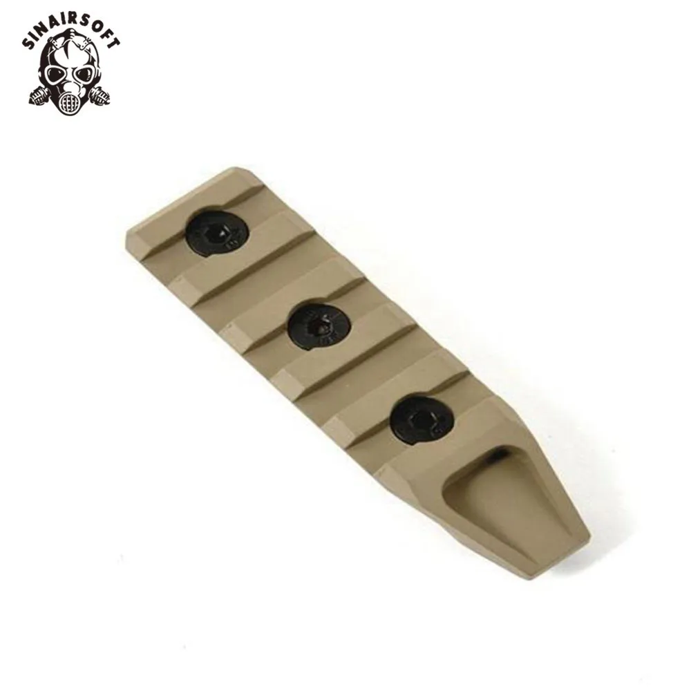 

Hot Tactics BD 5 Slots Aluminum Alloy KeyMod Handguard Rail Panel Fit Rifle Flashlight sight Scope Mount For Hunting accessories