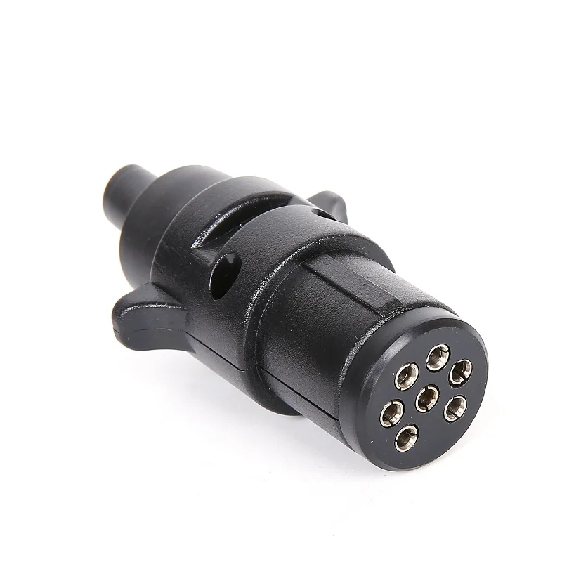 Car Accessories 12V Plastic Trailer Connector 7 Pin Small Round Trailer