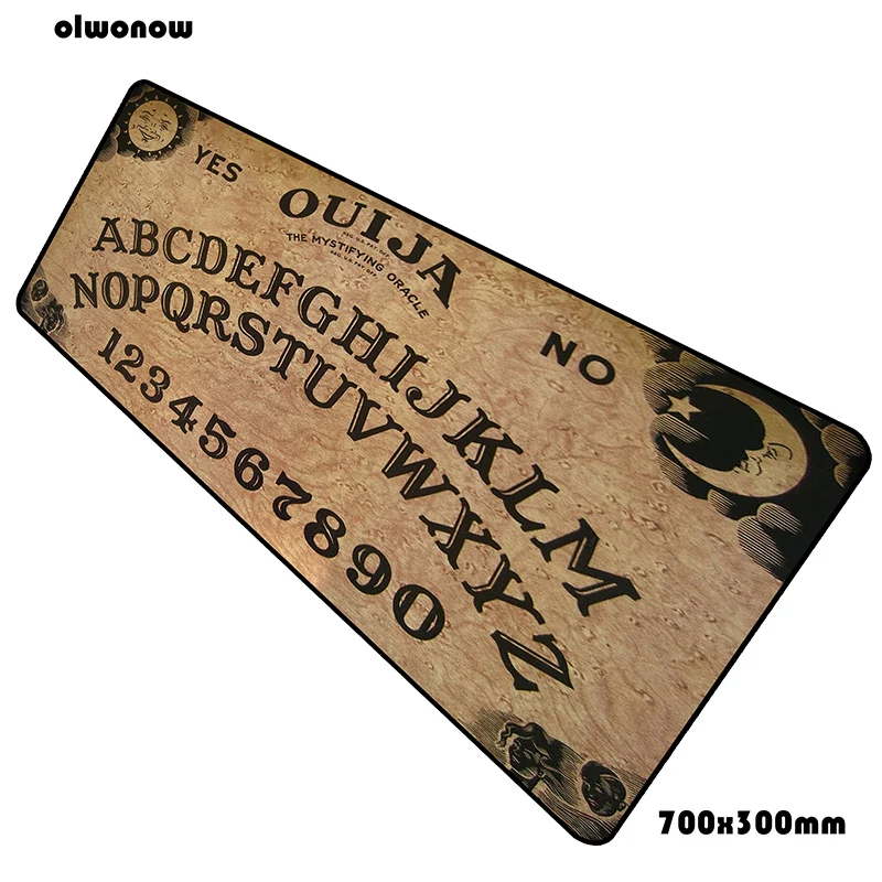 Ouija доска коврик для мыши 700x300x3 мм Толстая компьютерная мышь игровой мат геймпад пк аниме игровой коврик для мыши офисный коврик для мыши - Цвет: Size 700x300x3mm