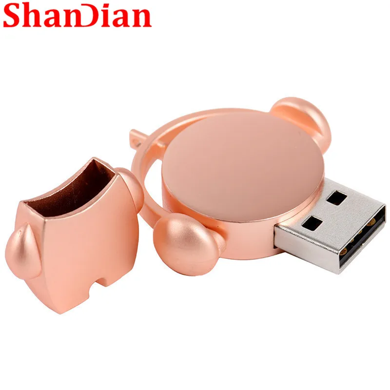 SHANDIAN декоративный Металл Мультфильм 32 ГБ/64 Гб музыкальный человек USB флэш-накопитель 16 ГБ флеш-накопитель флеш-карта памяти U диск(более 10 шт. бесплатный логотип