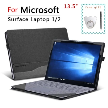 

Surface Laptop Case PU Leather Cover for Microsoft Surface Laptop 1/2 13.5 inches Protetive Sleeve for Original Keyboard