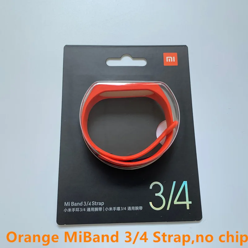 Новое поступление, цветной силиконовый браслет Xiao mi, сменный ремешок для mi band 4, 3, Xiaomi mi, браслет 4, браслеты 4, 3 - Цвет: orange