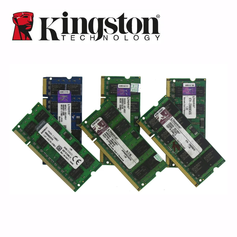 Kingston ноутбук Оперативная память DDR2 800 667 МГц PC2-5300S pc2 5300 DDR3 1333 1600Mhz 1 ГБ 1G 2G B 2G 4GB 4G(2 шт* 2G B) PC3 10600