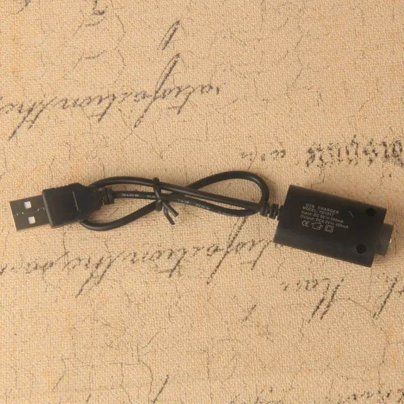 100 шт. Зарядное устройство usb для ego атомайзер для электронной сигареты 510 нитки подходит для эго evod, ночное видение, x6 батарея электронной сигареты зарядное устройство ego usb кабель