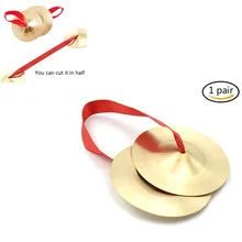 Мини Маленькие дети Дети медные руки тарелки Гонг Группа ритм Beats ударный музыкальный инструмент игрушка Горячая Распродажа