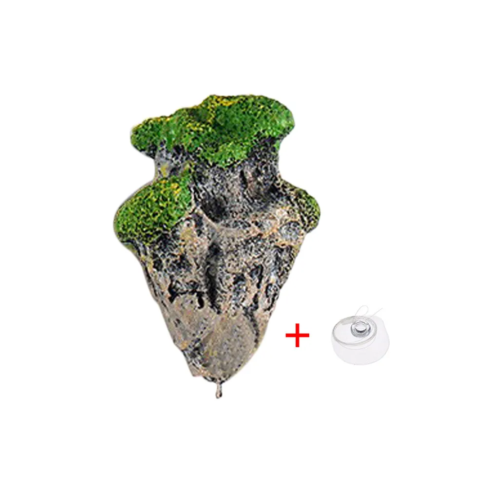 

Simulation Floating Stone Aquarium Decoration Creative Floating Real Rocks Aquarium Water Plant Fish Tank Aquatic Landscape
