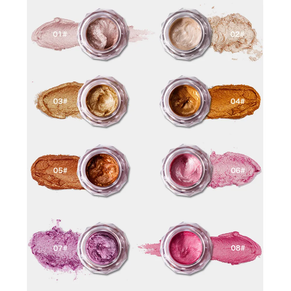 8 Colors Jelly Gel Highlighter Make Up Concealer professinal face