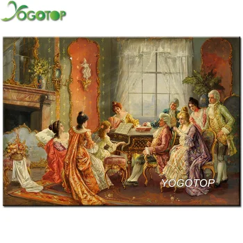 

YOGOTOP Diamond Embroidery people concert Diy Diamond Painting Cross Stitch Mosaic Crafts 5D Diamond Pattern Needlework VD213