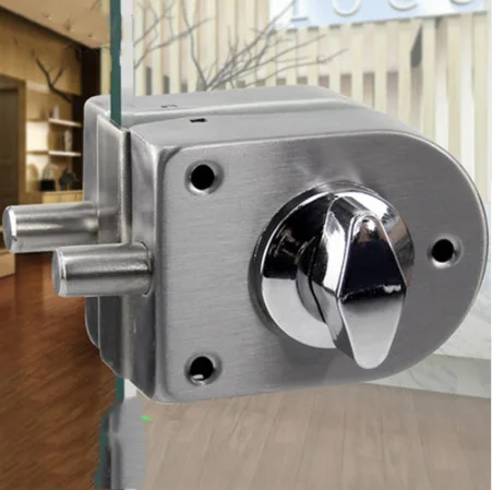 

Direct glass door lock frameless double door latch lock bathroom shower door double lock
