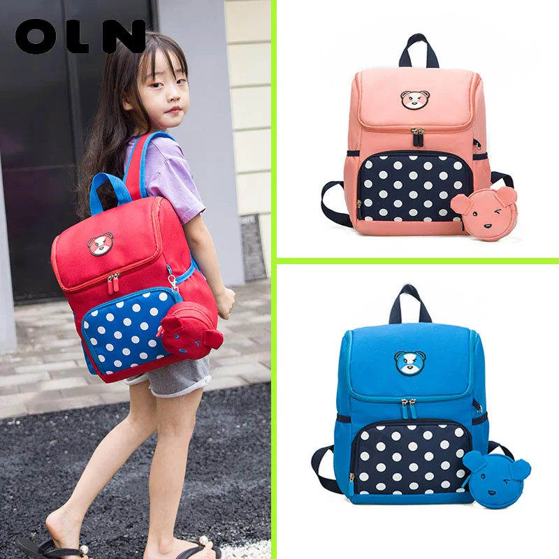 2018 Orthopedic Backpack Girl Backpack Zipper Kid School Bag Cute Children Knapsack School Bag