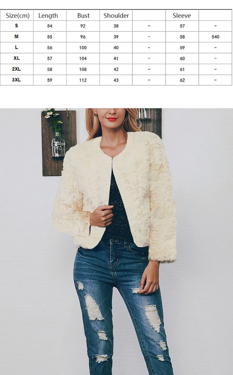Fashion spot imitation fur coat fur coat (2)