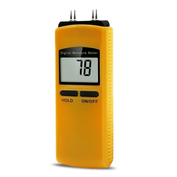 

4Pins Digital Wood Moisture Meter Tree Bamboo Paper Meter Tester Tree Detector Humidity Tester Timber Damp Detector Backlight
