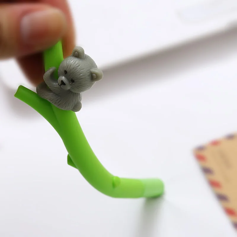 New-1pcs-0-5mm-Creative-Cute-Koala-Branches-Black-Ink-Gel-Pen-Signing-Pen-Writing-Tool (5)