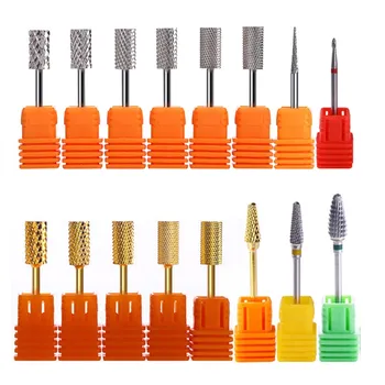 

Nail Drill Bits Milling Cutters Rotary Burr Bits For Pedicure Electric Machine Nail Tools Gel Remove 16 Patterns