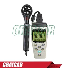 TM-401 цифровой многофункциональный Анемометр, измеритель скорости, ручной анемометр, оригинальные подлинные товары