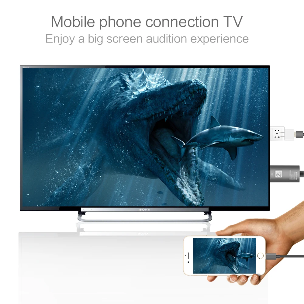 Подключи и играй USB к HDMI кабель 1080 P освещение к HDMI USB кабель штекер к мужской Цифровой AV адаптер для Apple iPhone монитор