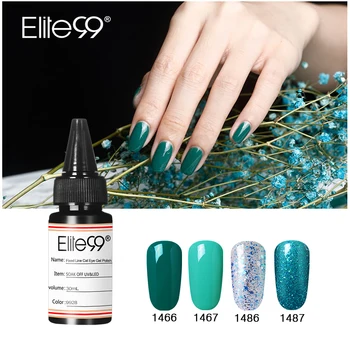 

Elite99 241 Pure Colors Nail Gel Polish 30ml LED Lamp Gel Lacquer Base Top Coat Semi Permanent Gel Varnish Primer