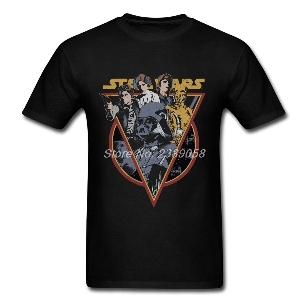 Normal T Shirts Men Unique Short Sleeve Star Wars T Shirt Male