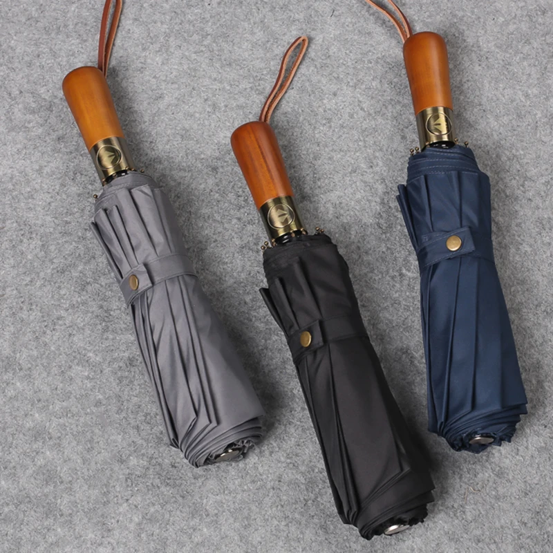 

Fully-automatic Umbrella Rain Women Windproof Automatic Folding Golf Umbrella Men New Brand Umbrella Rain Paraguas Reverse 50P7
