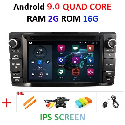 DSP 2 din Android 9,0 4G ram 64G rom автомобильный dvd для Mitsubishi Outlander 2013- Pajero gps радио Мультимедиа Навигация стерео ПК - Цвет: 9.0 2G 16G IPS