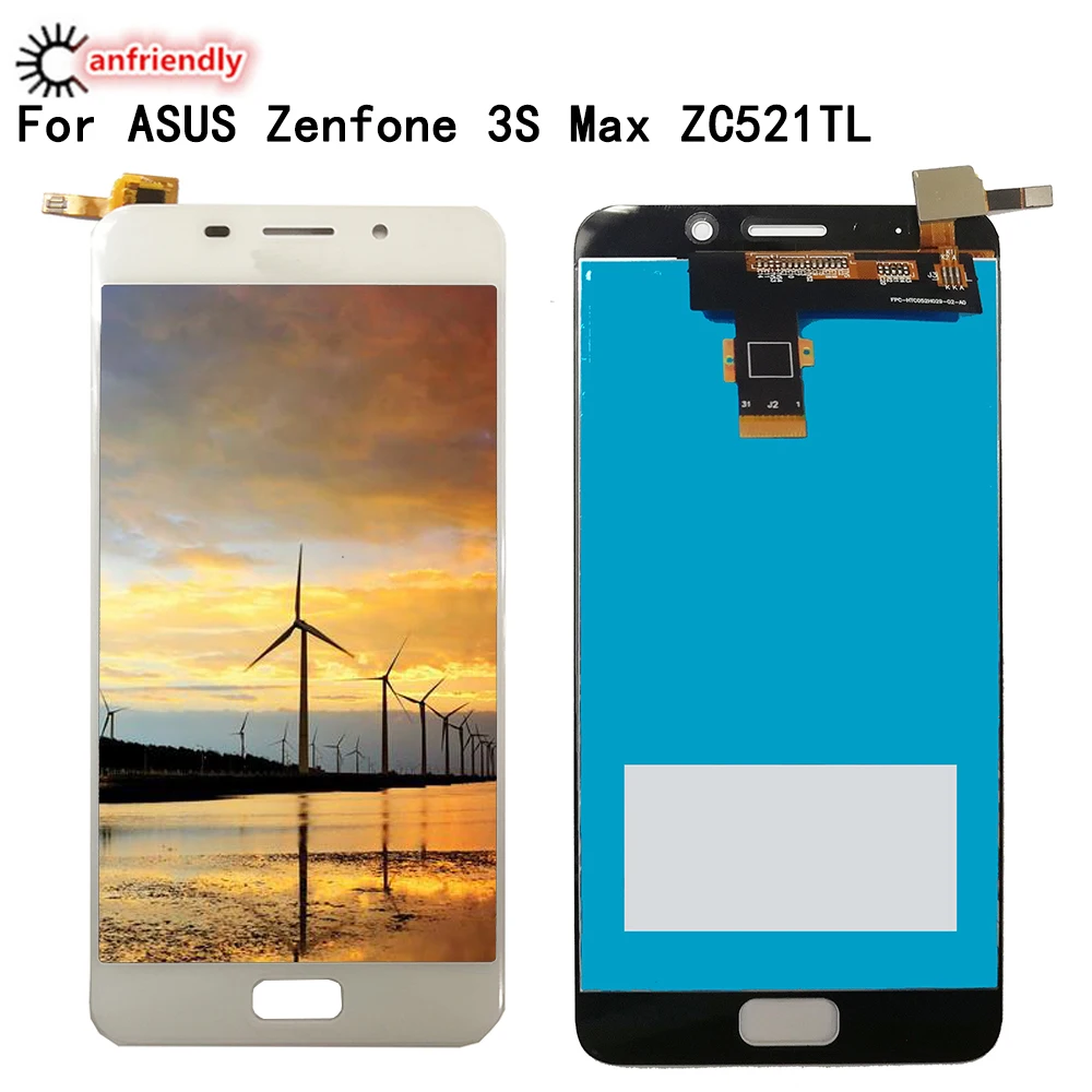 ЖК-экран для ASUS Zenfone 3S Max ZC521TL X00GD 5 2 дюйма сенсорный экран дигитайзер переднего
