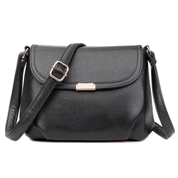 

FGGS-Aibkhk Fashion Women Small Bags Genuine Leather Vintage Ladies Handbag/Women Messenger Shoulder Bags/Crossbody Bag