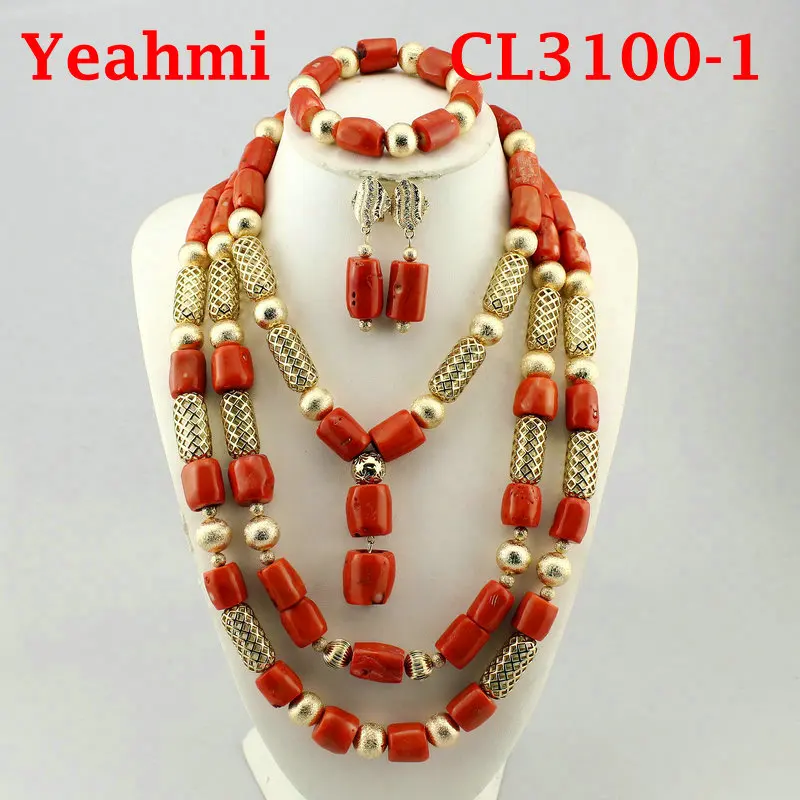 real coral necklace