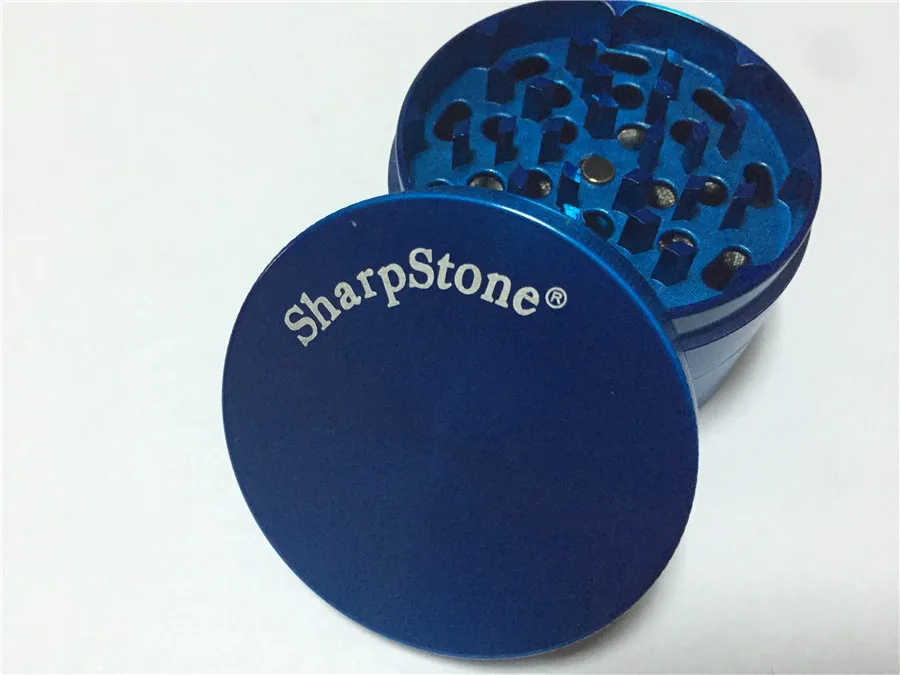 

Big Colorful 63mm 4pc metal SharpStone Smoking tobacco herb grinder CNC metal grinder for smoking weed