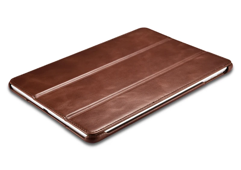 Ультратонкий чехол из натуральной воловьей кожи для iPad 9,7 дюймов, натуральная кожа, Ретро Бизнес-чехол с подставкой для iPad 9,"