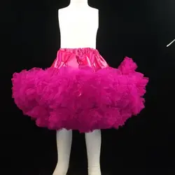 3 слоя шифоновая пачка Великолепный мягкий пушистые юбки pettiskirt deluxe слоистых Pettiskirts для маленьких девочек участие дети poto реквизит