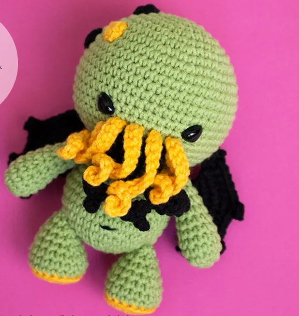 Игрушки для вязания крючком amigurumi cthulhu Номер модели w4130