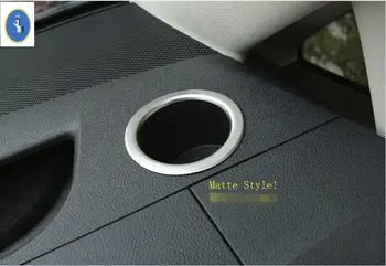 

Yimaautotrims Auto Accessory Dashboard Water Cup Holder Frame Cover Trim 2 Piece Fit For Mercedes Benz Vito W447 2014 - 2019