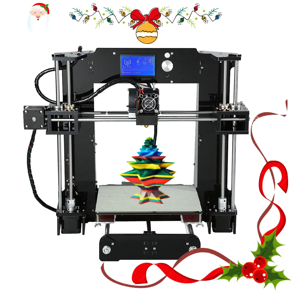 Anet A8 A6 3D Printer Big Size High Precision Reprap i3 DIY 3D Printing Machine + Hotbed PLA SD Card for Anet A8 A6 3D Printer Anet A8 A6 3D Printer Big Size High Precision Reprap i3 DIY 3D Printing Machine + Hotbed PLA SD Card for Anet A8 A6 3D Printer