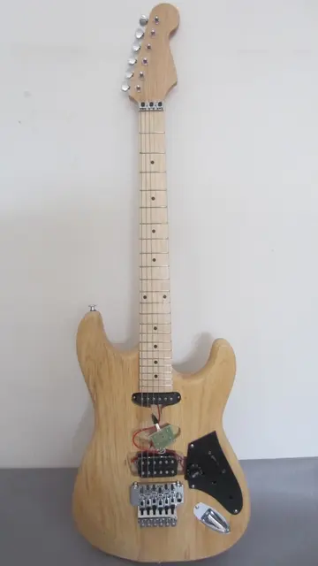 Cheap free shipping evh frankenstrat guitar kits /charvel unfinished guitar /DIY guitar for Eddie's Frankenstein/Frankenstrat Guitar