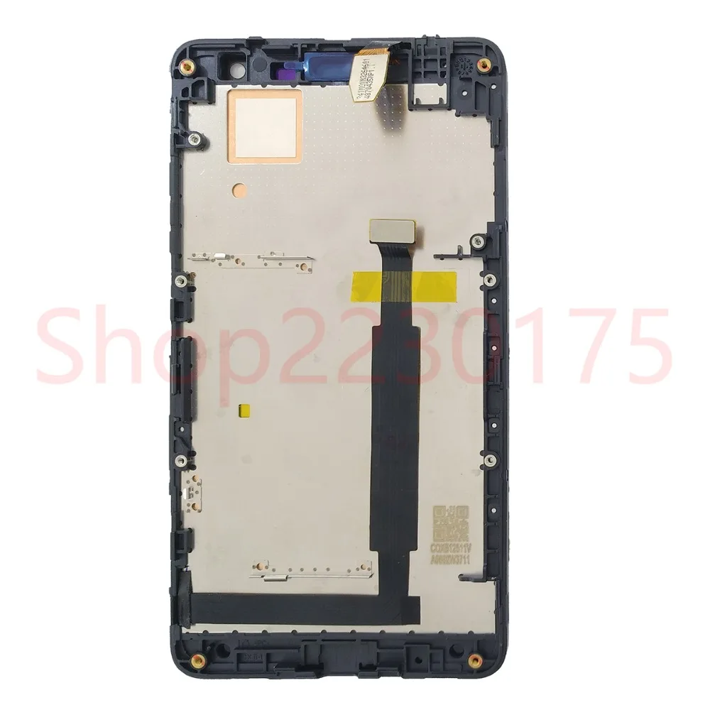 ЖК дисплей для Nokia Lumia 625 дигитайзер сенсорного экрана с рамкой в сборе сменные