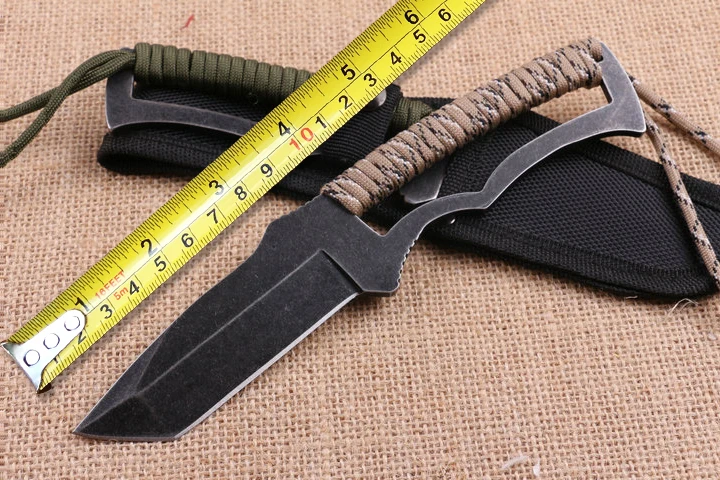 

High Performance 5CR15MOV Blade Tactical Knife,Outdoor Straight Knives,Camping Fixed Blade Knife,EDC Tools,Hunting Tools