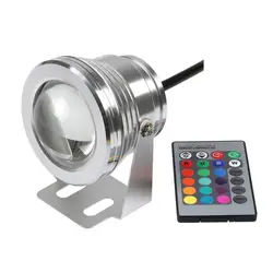 DC12V 10 Вт RGB LED прожектор IP68 Водонепроницаемый аквариум Бассейны Светодиодный прожектор Алюминий для аквариума piscina