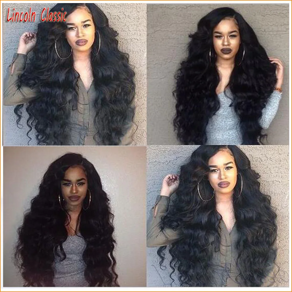 

New Beautiful 150 Density Full Lace Human Hair Wigs Body Wave Unprocessed Virgin Brazilian Full Lace Wig Glueless With Baby Hair